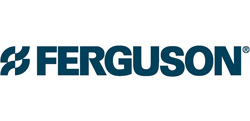 ferguson logo in a navy blue text