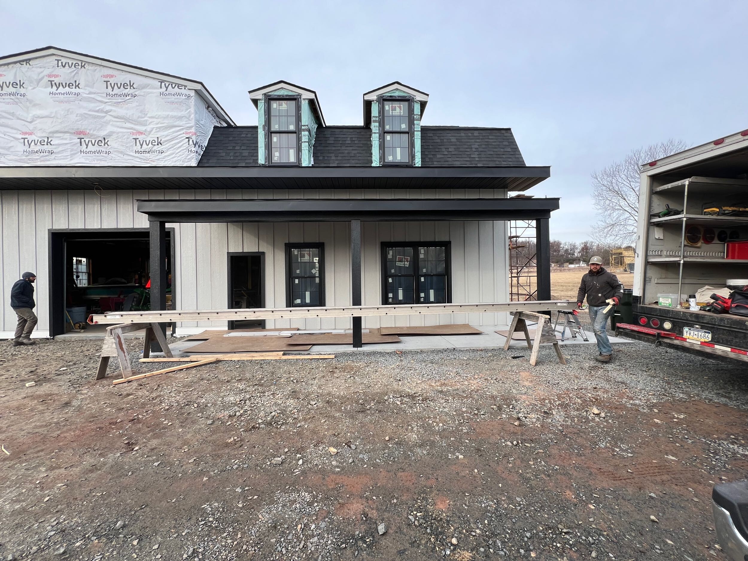 Gilbertsville Barn Remodel: Progress Through Every Season