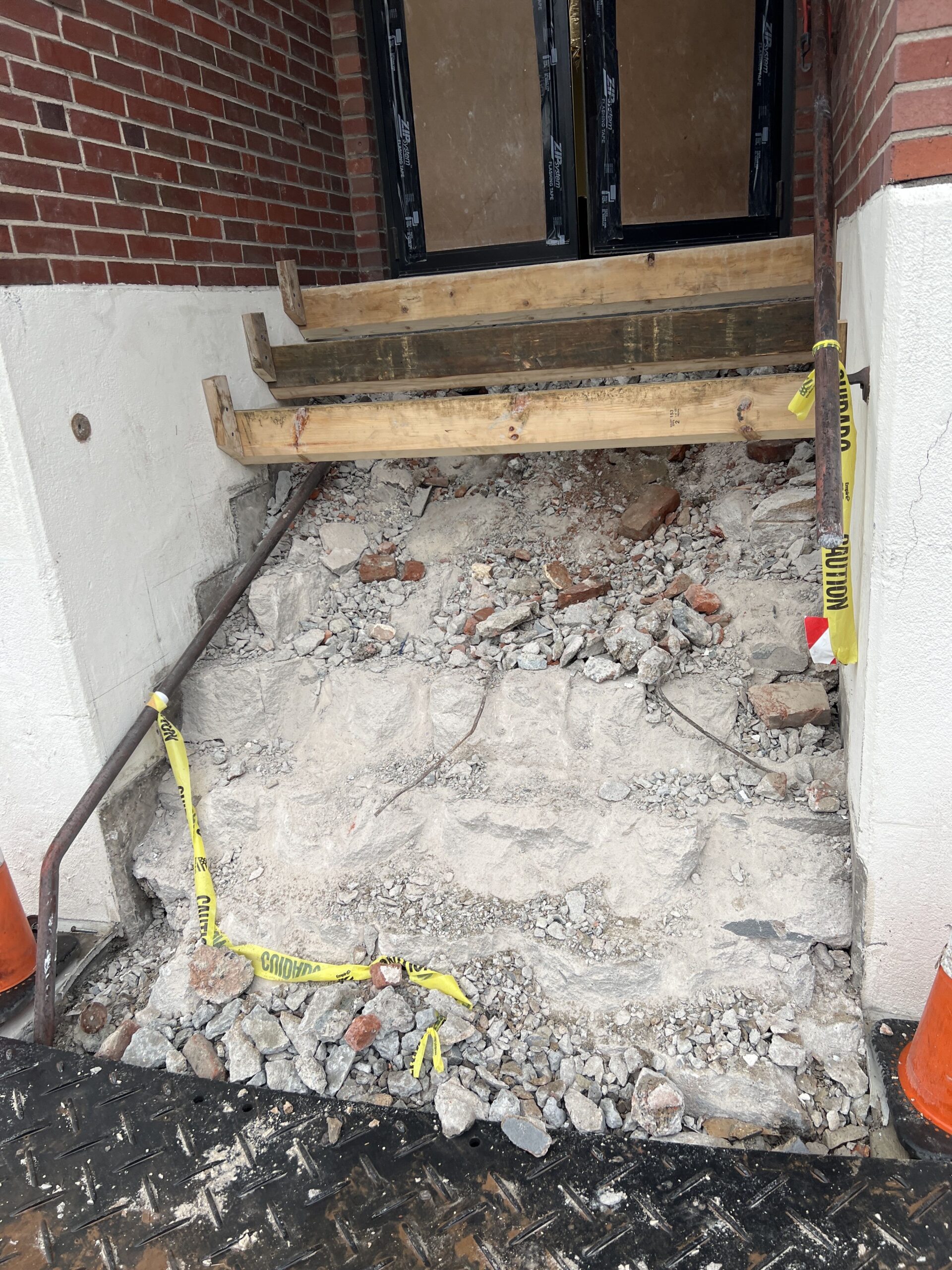 Project Update: New Steps, Fire Blocking, and 5/8″ Drywall Progress