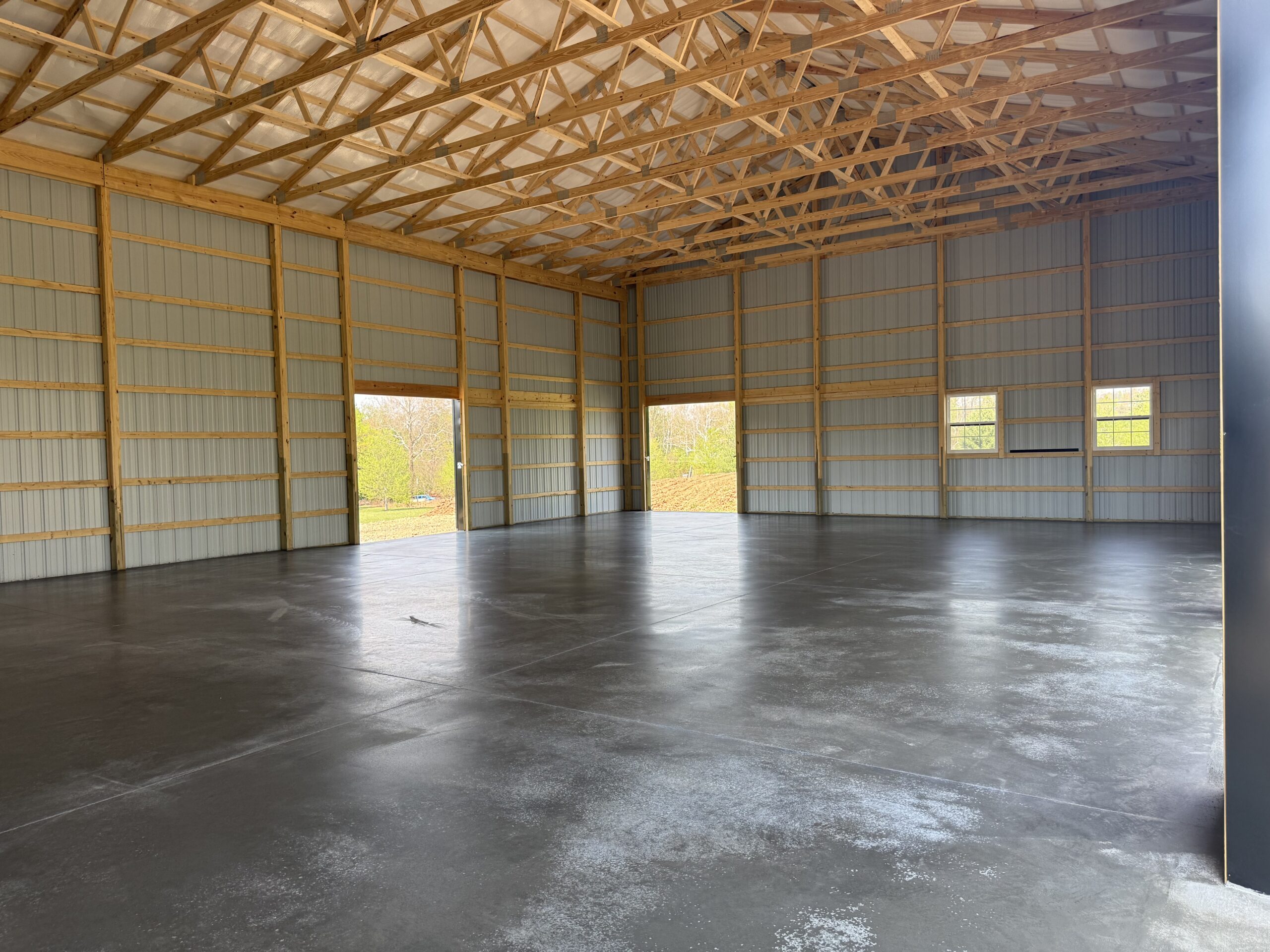 Precision Window Installation & Pole Barn Progress in Pottstown, PA