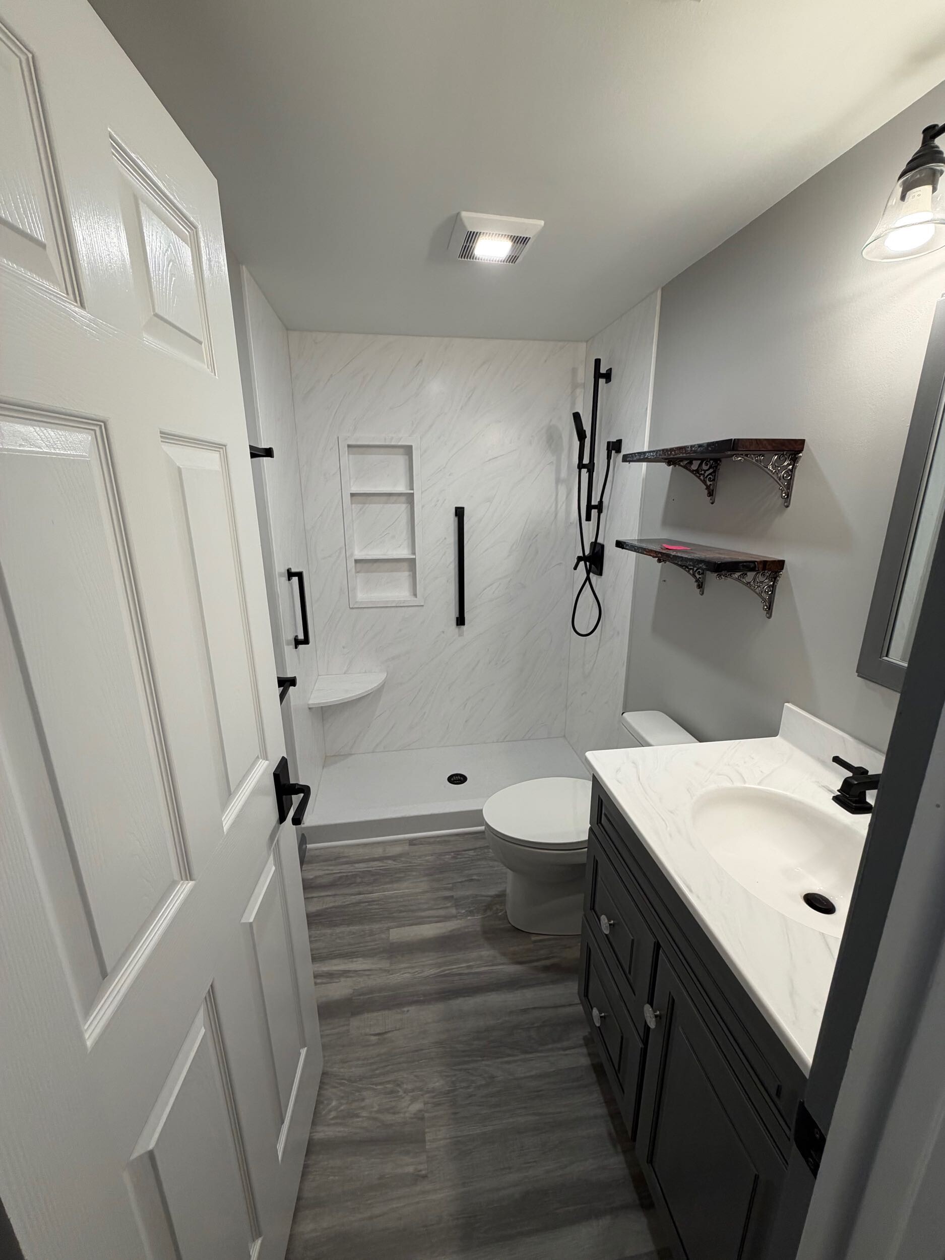 Bathroom Remodel Near Barto, PA Nears Completion