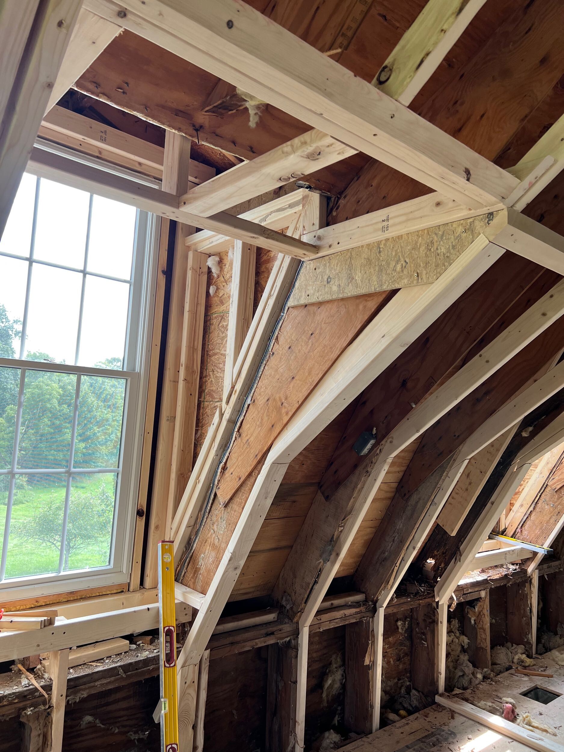 Gilbertsville Barn Renovation: Getting the Framing Straight