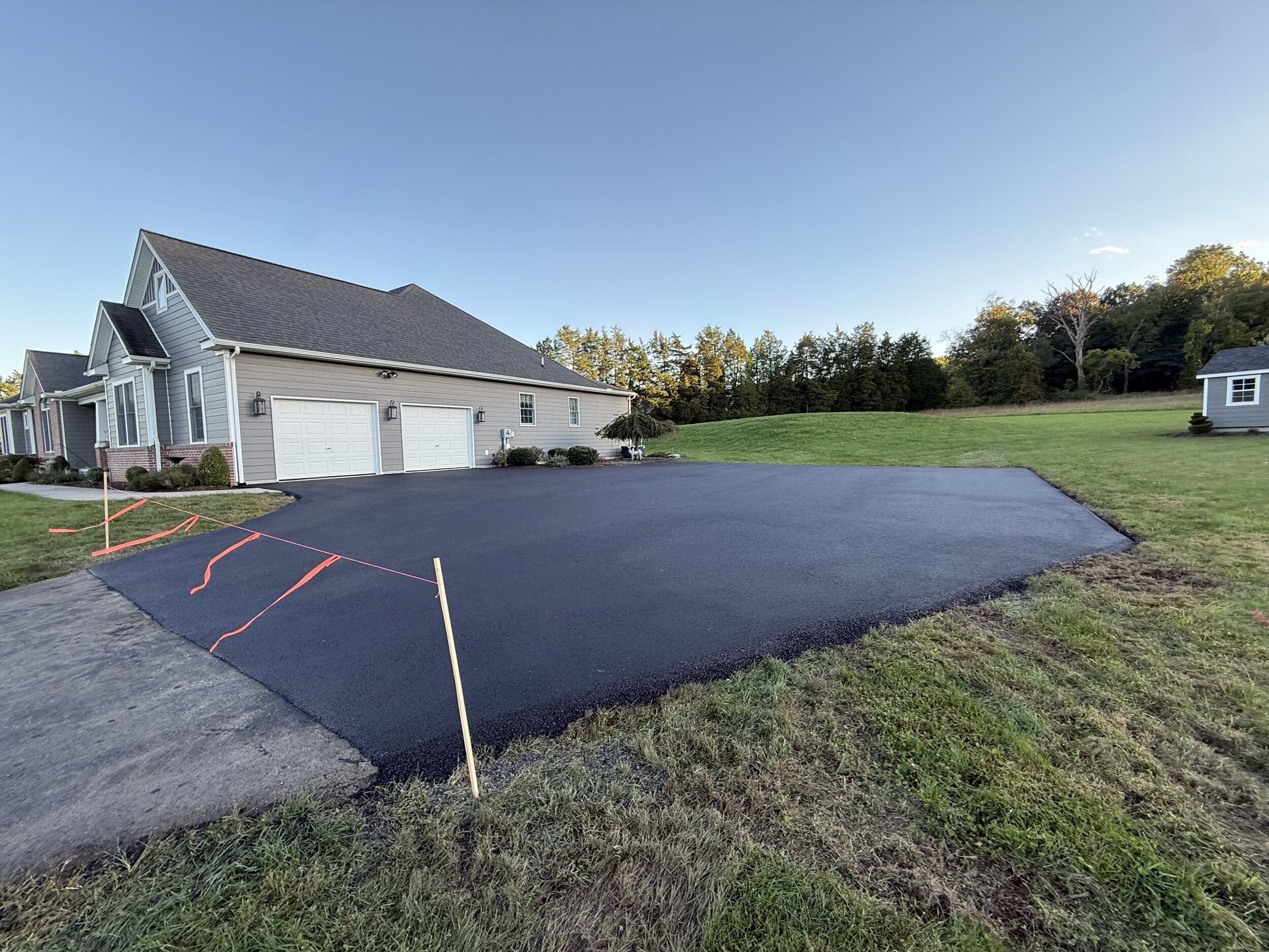Driveway Widening and Fresh Asphalt in Douglassville, PA
